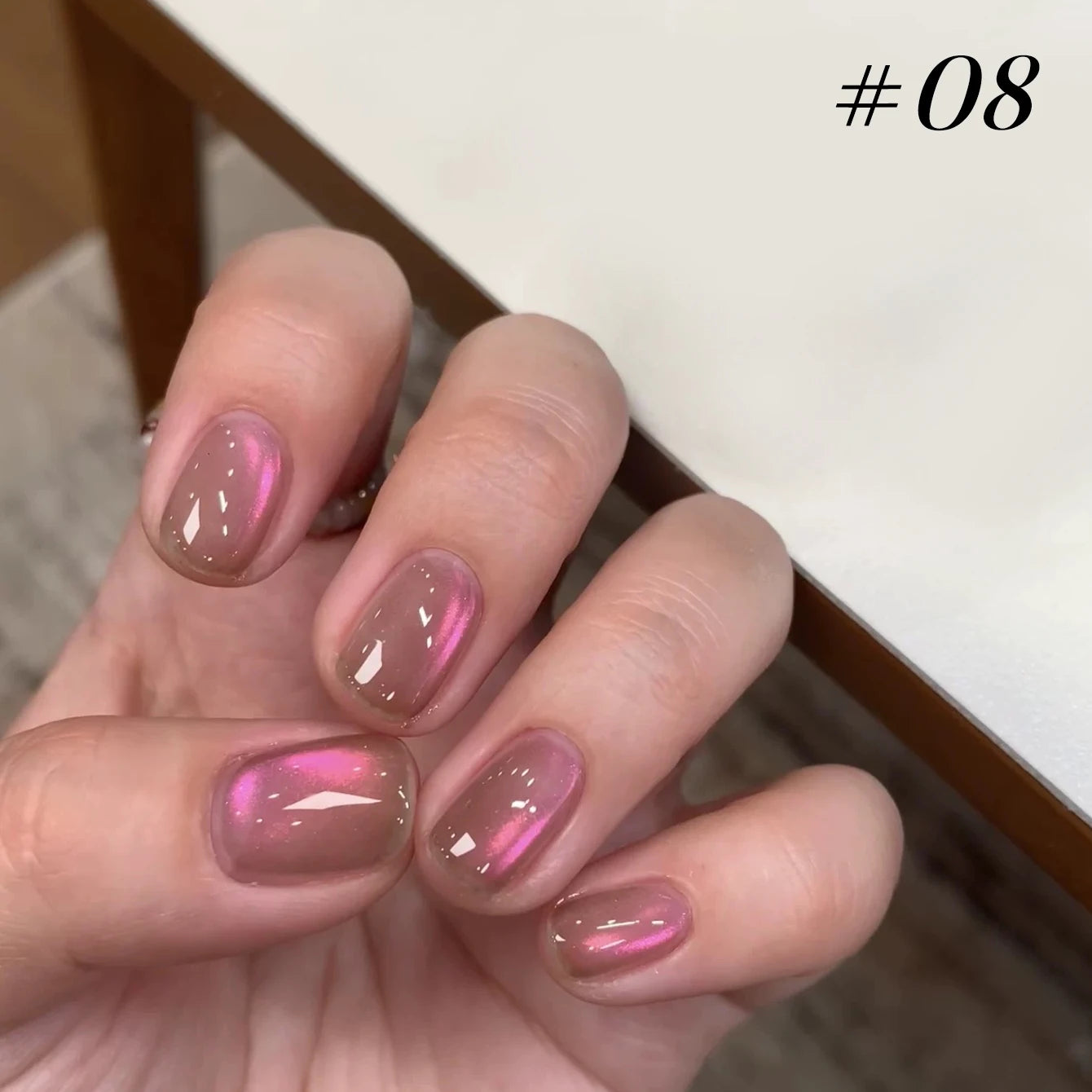 MIANEL Orion Nebula Cat Eye Gel Nail Polish Sparkling Crystal Shimmer Blue Purple Gold 2026 Spring/Summer Unique Special