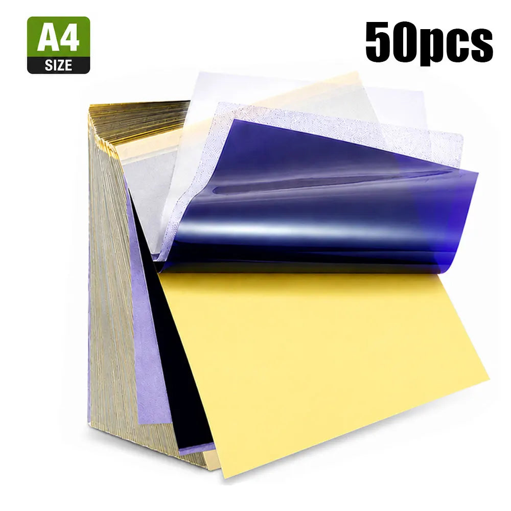 Tattoo Transfer Cream Gel Soap with A4 Size Tattoo Transfer Paper Tattoo Stencil Paper Set for Tattoo Machine Accessories