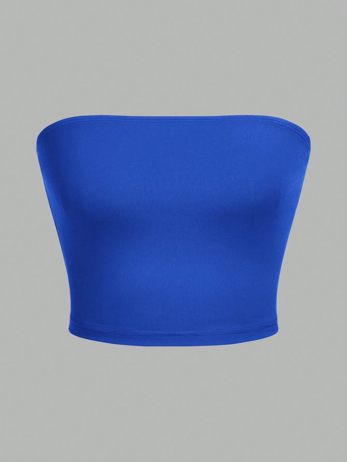 Axelbandslösa tubtoppar dam – 3-pack korta toppar, XS–XL