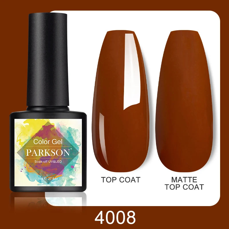 Parkson No Wipe Top Base Coat Nail Gel polish Design Enhancer Varnish Semi Permanent Soak Off UV LED Nail Art Tool