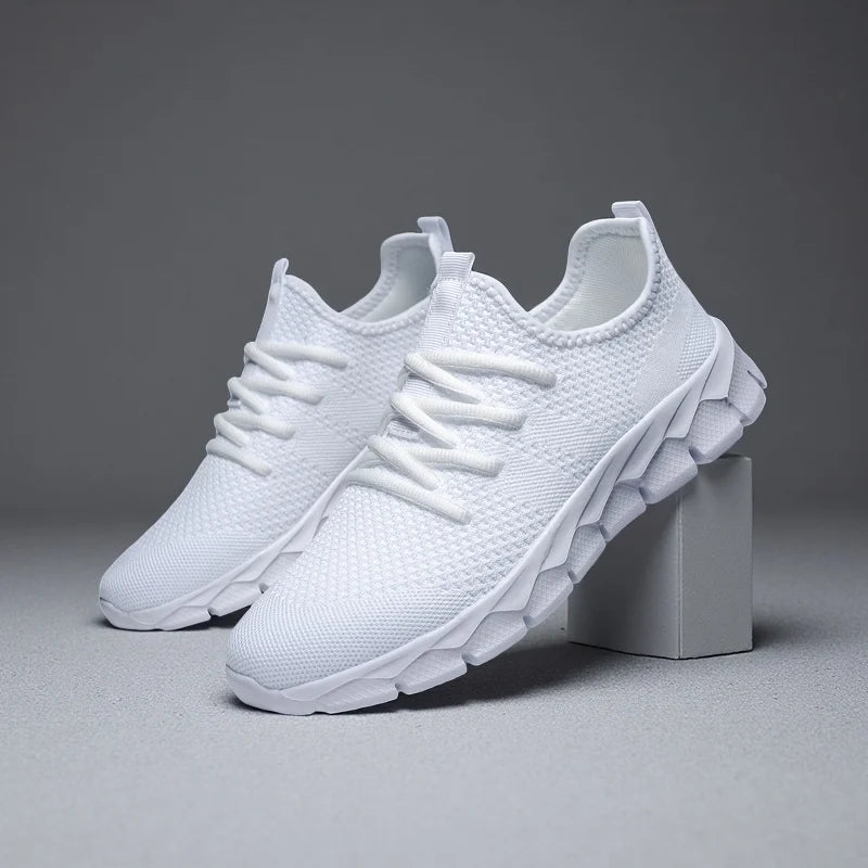 Mesh-sneakers för herr & dam – Lätta, andningsbara, löpning & vardag, storlek 35–48, 5 färger