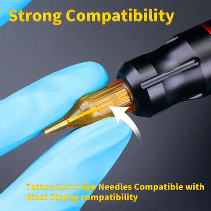 20pcs Yellow Dragonfly Tattoo Cartridge Needle 1 3 5 7 9 11 13 14 15 RL RM RS M1 For Tattoo Machine Pen Needle Accessories