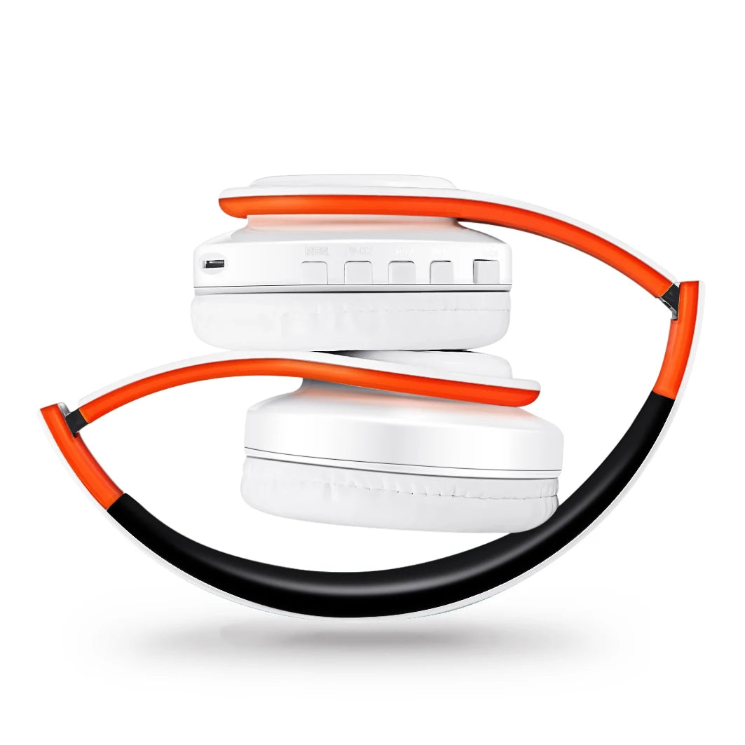 CATASSU Bluetooth 5.3 Headset Over-Ear – MP3 FM-radio 20h 400mAh Minnesskum Hopfällbar CE/FCC/RoHS Smartphone TV PC Surfplatta