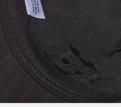 New Hat Men's Summer Thin High Top Baseball Cap Tide Big Head Fence Mesh Breathable Cap Sunscreen Sun Hat