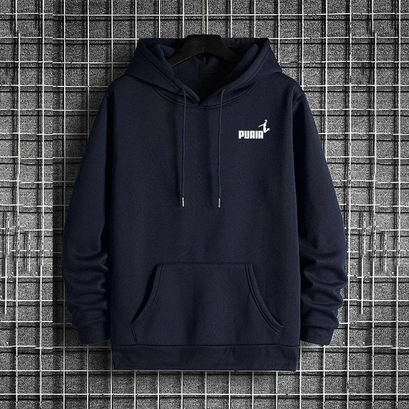 2026 New Men's and Women's Hoodies Urban Casual Fashion Sport Pullover High Quality Solid Color Hooded Sweatshirt