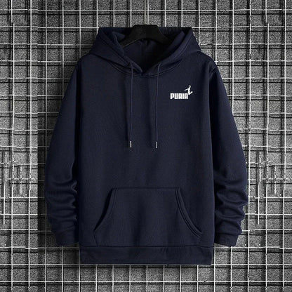 2026 New Men's and Women's Hoodies Urban Casual Fashion Sport Pullover High Quality Solid Color Hooded Sweatshirt