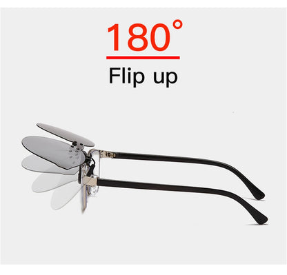 Clip-On Solglasögon Polariserade – UV400 Flip-Up Nattseende Fotokromatiska Herr Fiske Körning