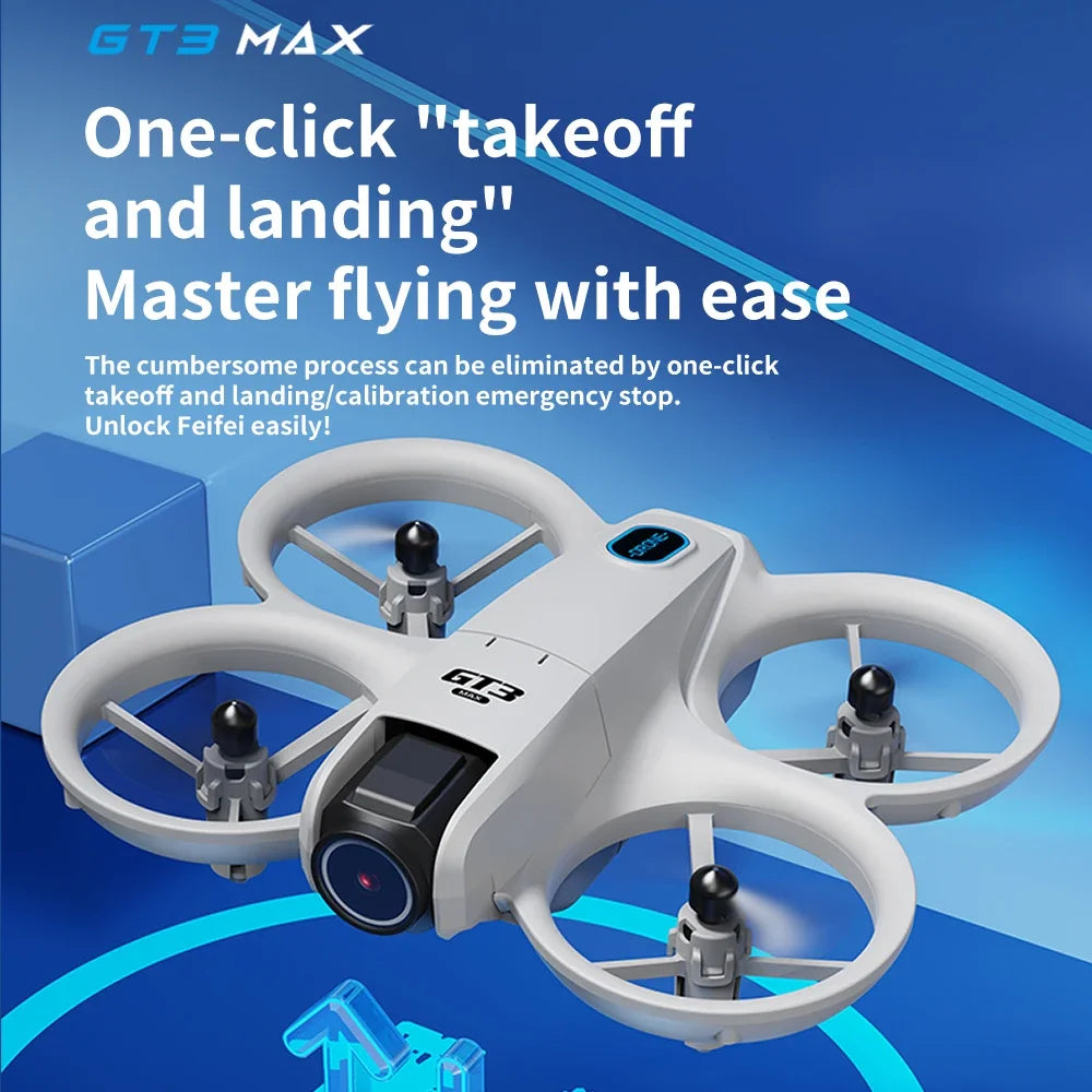 GT3 MAX Mini Drone 5G 8K GPS HD Aerial Photography Dual Cameras Quadcopter with Dynamic Lighting Optical Flow UAV Toys Gifts