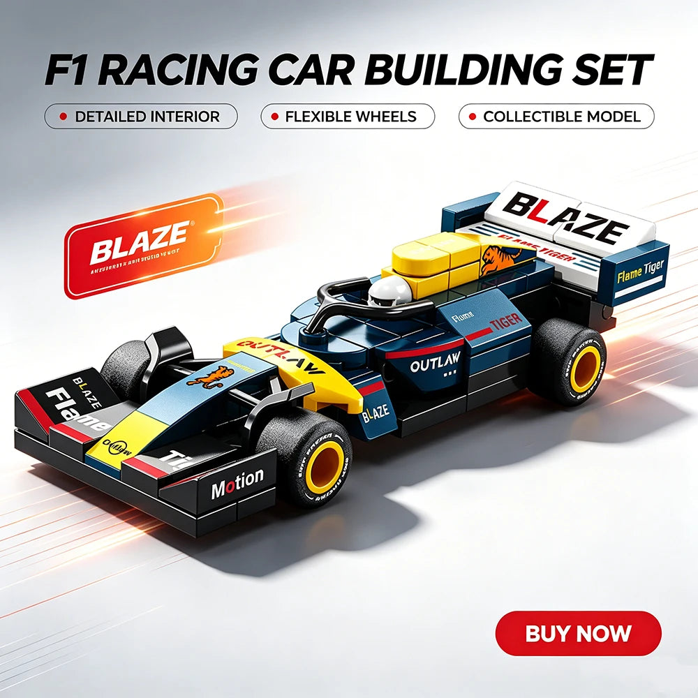MOC Racerbil Byggklossar – LEGO-kompatibel ABS Rally Supersportbil 12 Modeller CE EN71 Jul Present 14+ år 2026