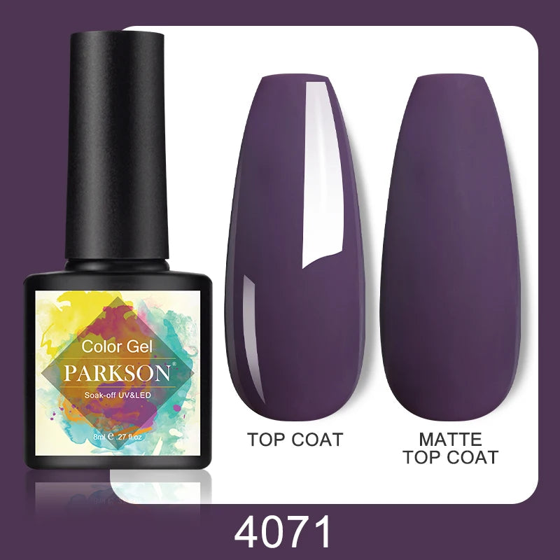 Parkson No Wipe Top Base Coat Nail Gel polish Design Enhancer Varnish Semi Permanent Soak Off UV LED Nail Art Tool