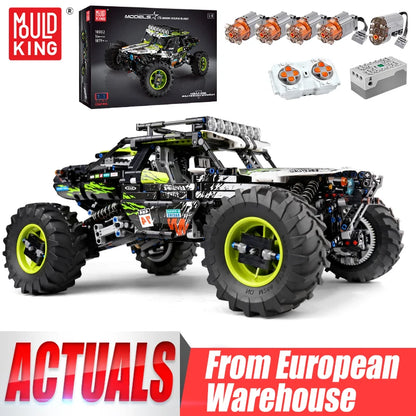 Mould King 18002 Teknisk Bil MOC-19517 APP & RC Motoriserad 4WD RC Buggy Byggklossar