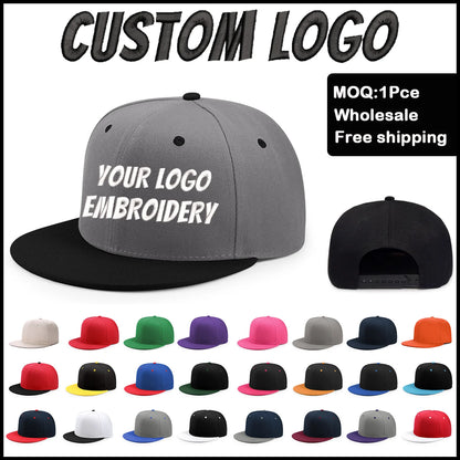 FEDORYN Snapback Keps Splice-Färger Hip Hop – 40 Färger Akryl/Polyester Justerbar Unisex Anpassad Brodyr Tryck Grossist Dropshipping