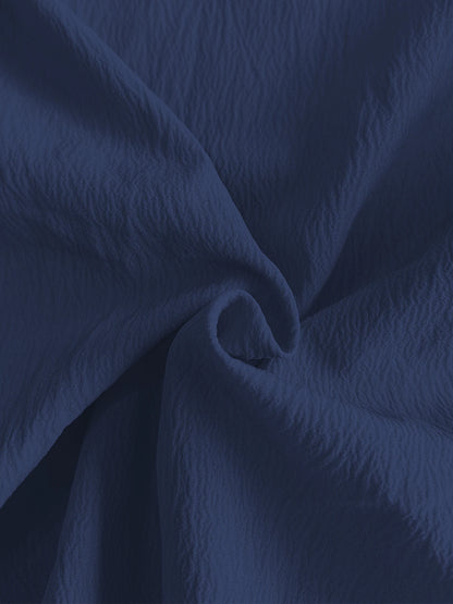 Dam Wide Leg Byxor Knälång – Elastisk Midja Dragsko Casual Vår/Sommar, 5 Färger S–XXL