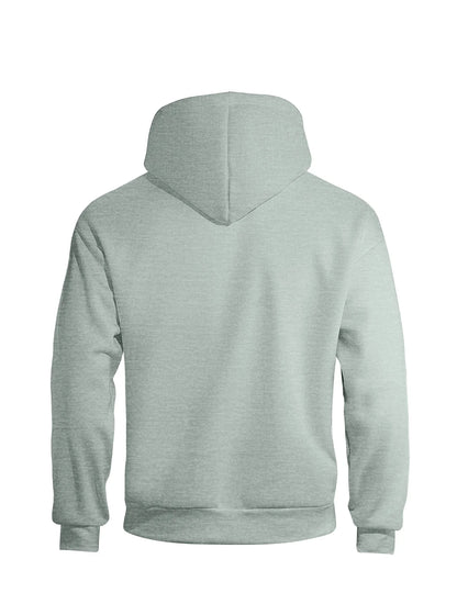 Autumn Men's Double-Layer Hooded Zip-Up Sweatshirt, Loose Casual Fit with Front Pockets, Ideal for Outdoor and Streetwear Style