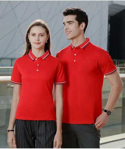 Polo Arbetsskjorta med Eget Tryck & Brodyr – Unisex, Kortärm | S–4XL