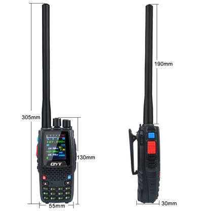 QYT KT-A16 Air Band Tx Handheld Walkie Talkie 118.000-136.999MHz TX Rx Aviation Portable Radio 6Watt 200Ch NoAA Weather Forecast
