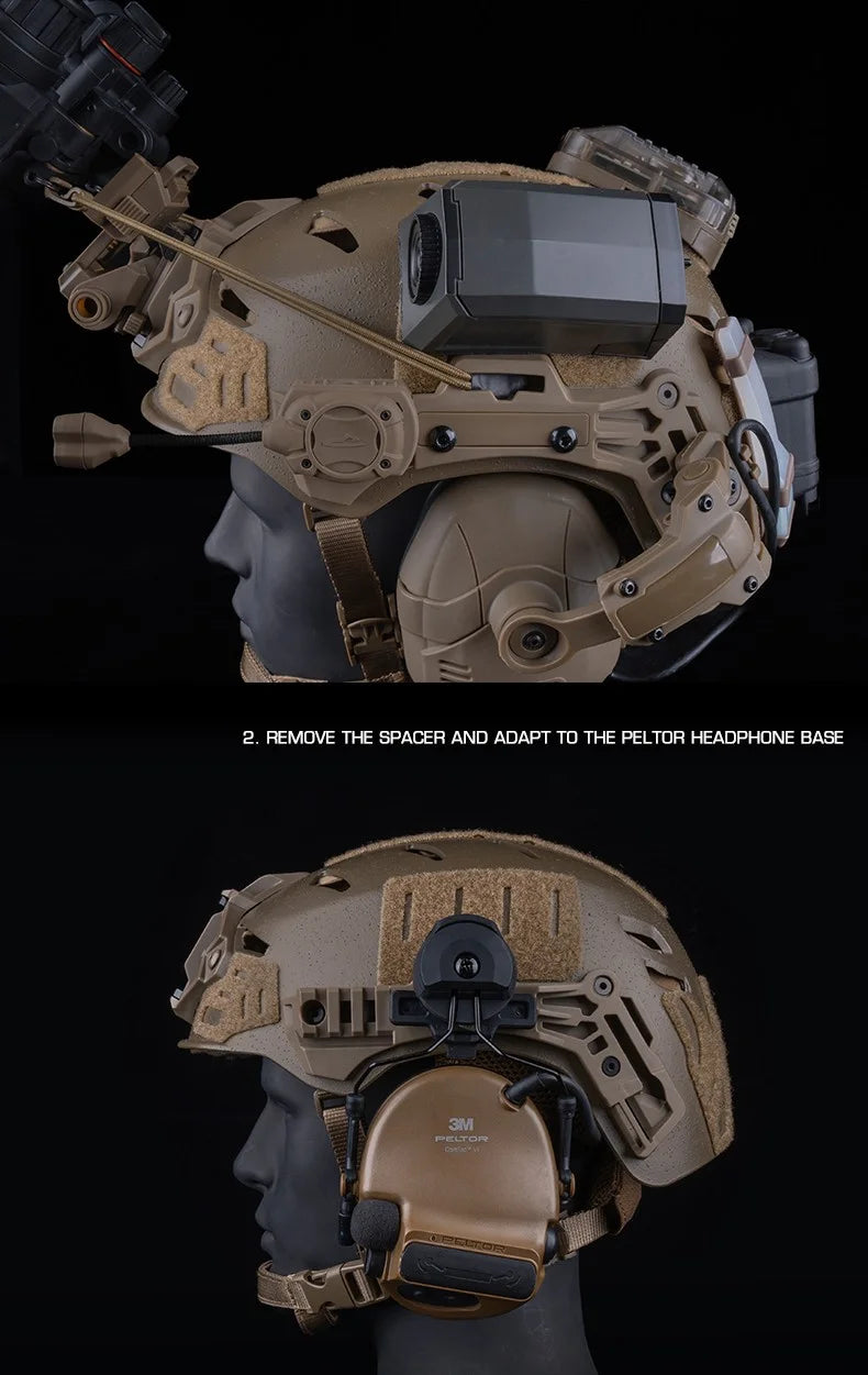Wendy 3.0 taktik- och träningshjälm, förenklad version för jakt och airsoft