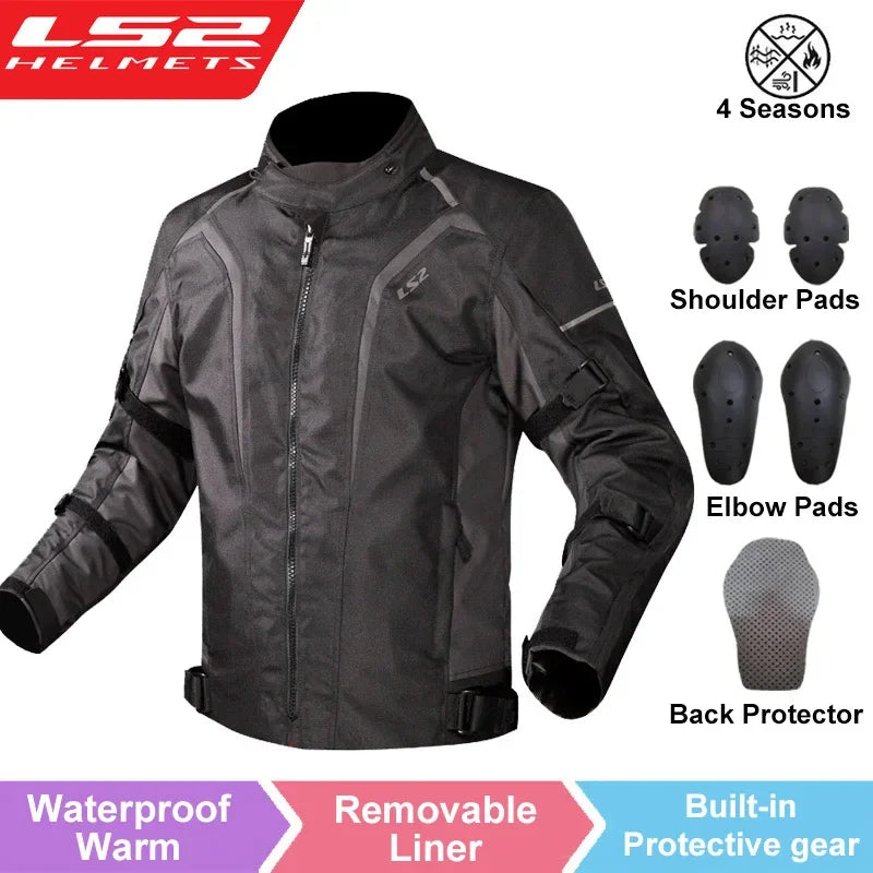MC-jacka LS2 Sepang MJ145 – körjacka med mjuka skydd, M–XXXL