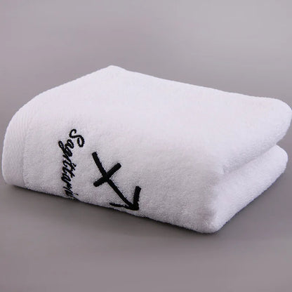12 Constellation Letters Towel Embroidery Cotton Absorbent Quick Dry Lovers Gift Thickened Sport Soft fashion Face Towel 35x75cm