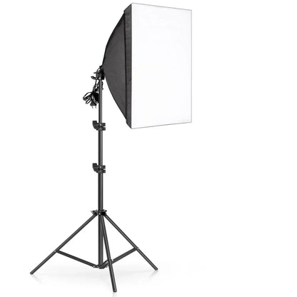 SH 1pc-3Pcs Photography 50x70CM Softbox Lighting Kits Professional Light System With E27 Photographic Bulbs Photo Studio