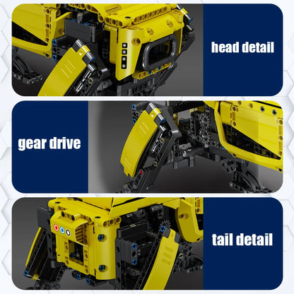 MOULD KING robothund – motoriserad byggsats 15066 eller 15067