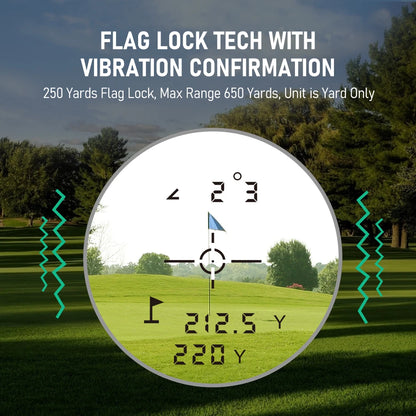 Nohawk laseravståndsmätare för golf med slope, flagglåsning och USB-C