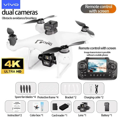 ZFR E55 Drone Mini Dual Camera 8K Aerial HD Profesional Helicopter GPS Positioning Avoidance Bushless Motor Drone UAV