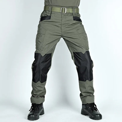 Raiders Tactical Pants Men's Summer Outdoor Work Pants with Multiple Pockets Camouflage Anti Tear Loose Casual Pants