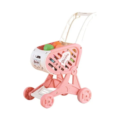 Leksaksshoppingvagn Barn – Realistisk Supermarketvagn ABS-plast 41cm Rollek Tidig Utveckling 14+ Mån 2026