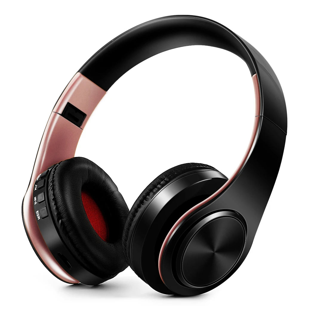 CATASSU Bluetooth 5.3 Headset Over-Ear – MP3 FM-radio 20h 400mAh Minnesskum Hopfällbar CE/FCC/RoHS Smartphone TV PC Surfplatta