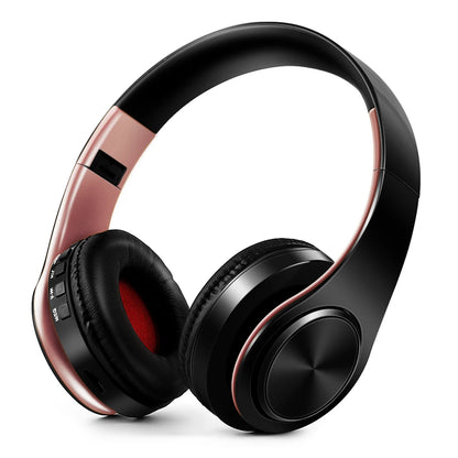 CATASSU Bluetooth 5.3 Headset Over-Ear – MP3 FM-radio 20h 400mAh Minnesskum Hopfällbar CE/FCC/RoHS Smartphone TV PC Surfplatta