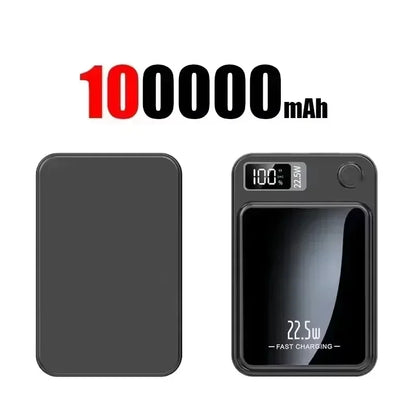 Lenovo Magnetic Power Bank 50000mAh Wireless Charger Super Fast Charging for Magsafe External Battery For iPhone 17/16/15/14/13