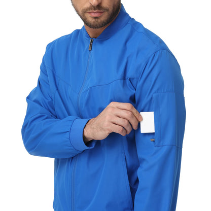 Men's Lightweight Windbreaker Jacket Causal Fashion Stylish BaseBall Coat with Side Inner Pocket for Work Golf Fishing