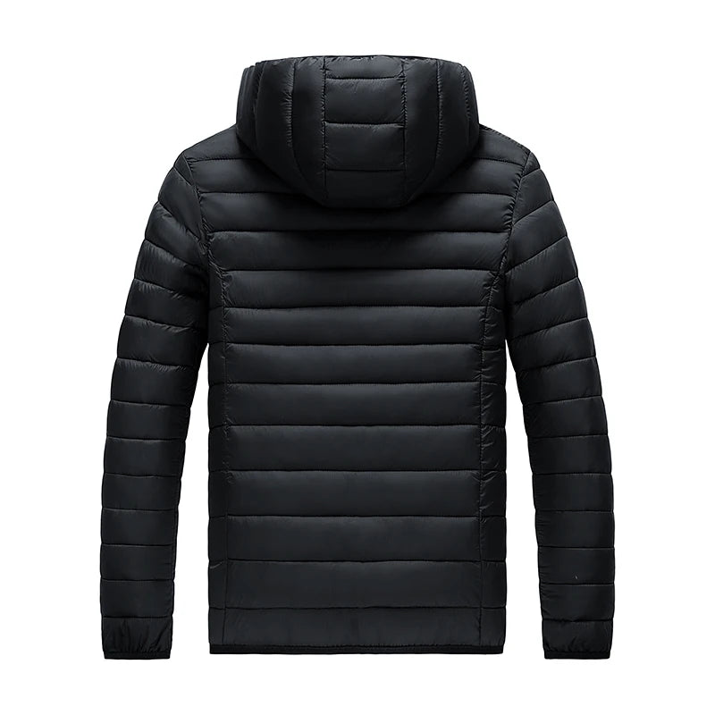 Vinterparkas Herr – Vattentät, varm, löstagbar huva, S–8XL, 11 färger