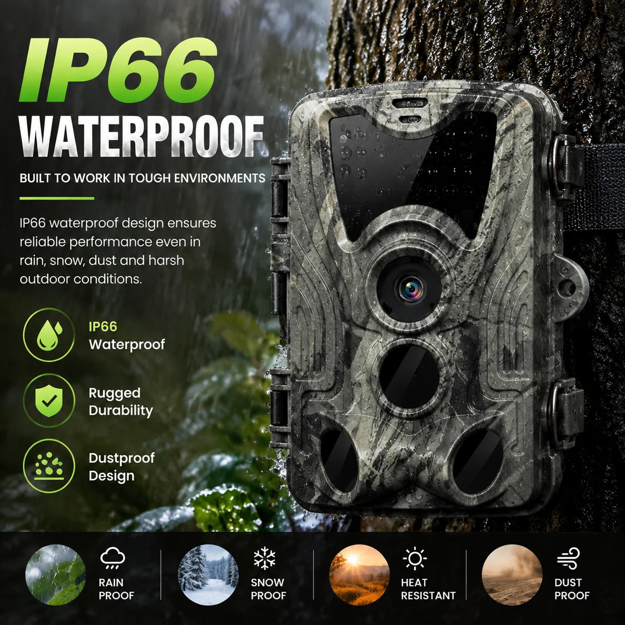 Suntekcam HC-801 Series APP Control 4G 20MP 1080P Hunting Trail Camera Wireless Wildlife Cameras 0.3S Trigger Night Vision