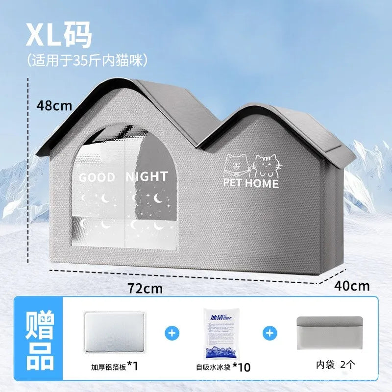 Cat Air Conditioning House Summer Cat Cooling Tool Nest Dog Ice House Dog Four Seasons Cat Pet Ice House