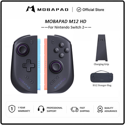 MOBAPAD M12 HD / M12 S Joypad for Nintendo Switch 2 with TMR Joystick HD Vibration Mechanical Buttons Remap Macro Gamepad