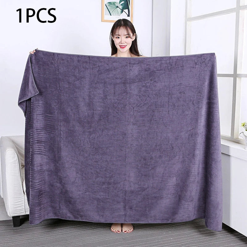 Beauty salon towels adult thickening large bath towels that soft absorb water do not shed hair multi-purpose micrmicrofiber towe