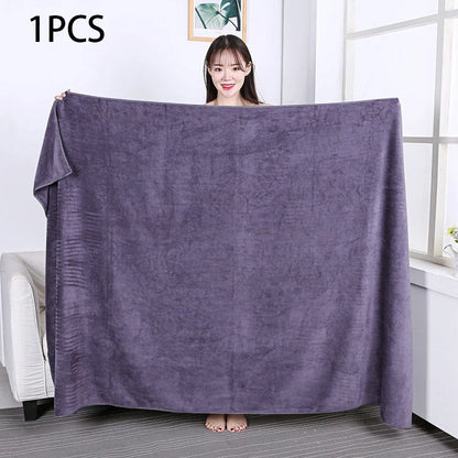 Beauty salon towels adult thickening large bath towels that soft absorb water do not shed hair multi-purpose micrmicrofiber towe