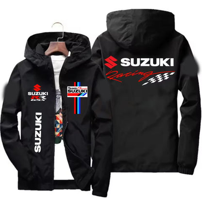 Suzuki Racing Jacket Herr – Vindtät Casual Sportsjacka Vår & Höst