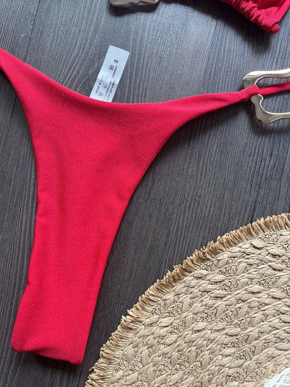 Sexy Halter Micro Bikini 2026 Women Swimsuit Solid Swimwear Thong Bikinis Set Brazilian Beach Wear Bathing Suit Biquini Female