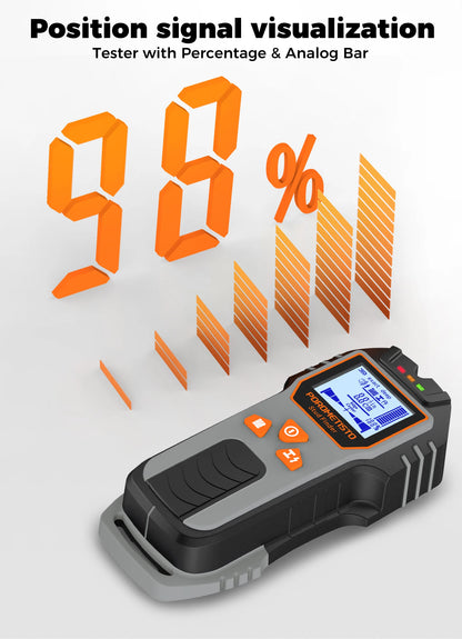 6in1 Stud Finder Wall Scanner Detector Multifunction Wall Scanner for AC Cable Wires Wood Metal Pipe Electronic Measuring Tools