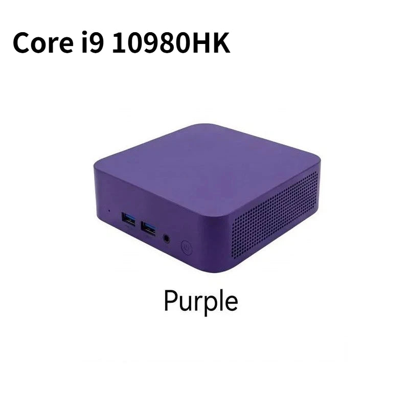 Intel Core i9 10980HK Ultra Compact Mini PC 16GB RAM 2TB M.2 SSD WiFi6 BT5.2 4K Display Gaming Office Workstation Pro