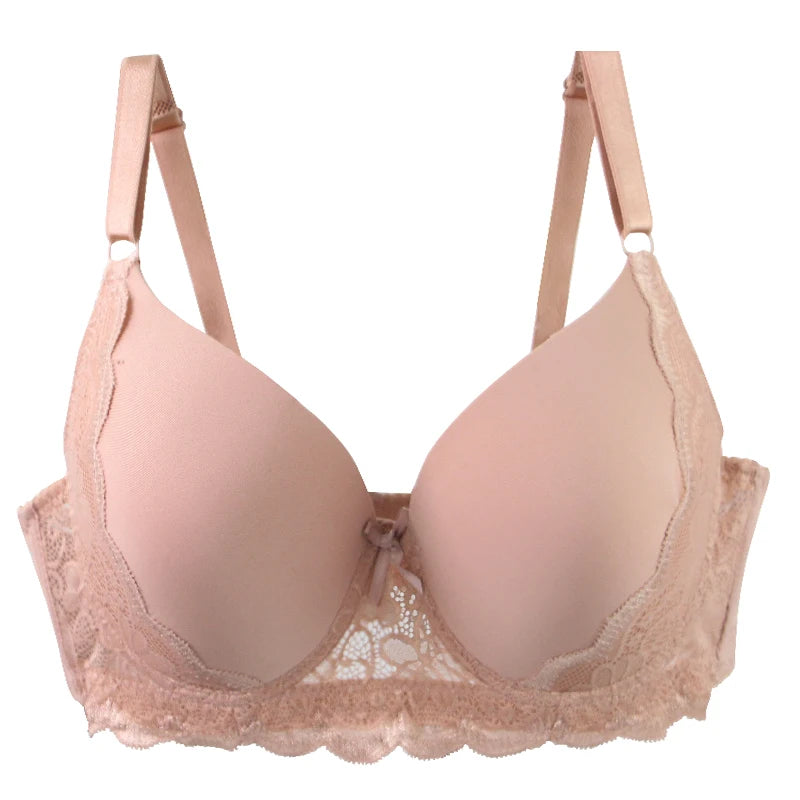 2025 New Sexy C D DD E Cup Bras For Women Breathable Red Khaki Pink Black White Skin Push Up Underwear Plus Size Lingerie