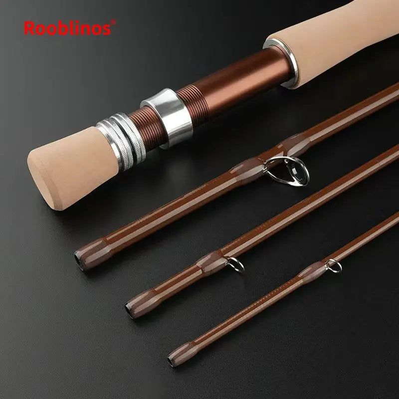 ROOBLINOS Flugfiskespö 4/5wt 9ft (2,7m) – Ultralätt Kolfiber Fast Action Sötvatten 2026