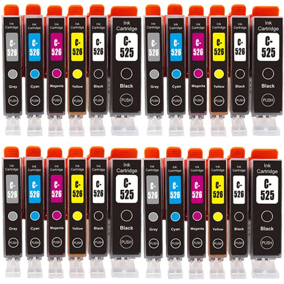 PGI525 PGI 525 CLI 526 Bläckpatroner för Canon Pixma-skrivare