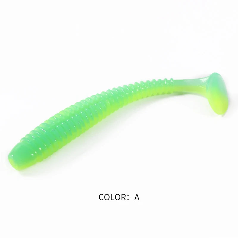 Supercontinent Impact Ring Shad Fishing Lure Soft 63mm 80mm 97mm Plastics Baits Swimbait Jigging Lure Artificial Baits