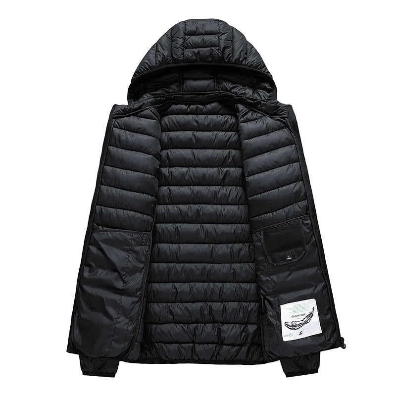 Vinterparkas Herr – Vattentät, varm, löstagbar huva, S–8XL, 11 färger