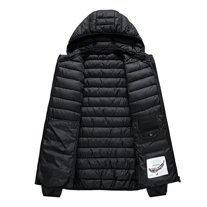 Vinterparkas Herr – Vattentät, varm, löstagbar huva, S–8XL, 11 färger