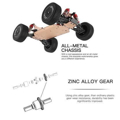 WLtoys 144001 1:14 4WD High Speed Racing Rc Car 12428 1:12 Off-Road RC Car 12402A Remote Control Drift Racing Cars Toys For Kid
